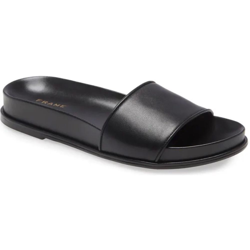 Frame Le Osborne Noir Black Slide NWB Size 39 8 1/2
